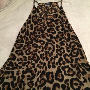 Long tank cheetah top